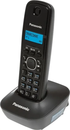 Радиотелефон DECT Panasonic KX-TG1611RUH серый АОН